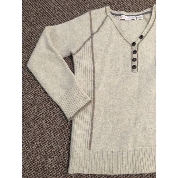 Lambswool V-Neck Sweater - Picture 1 of 6